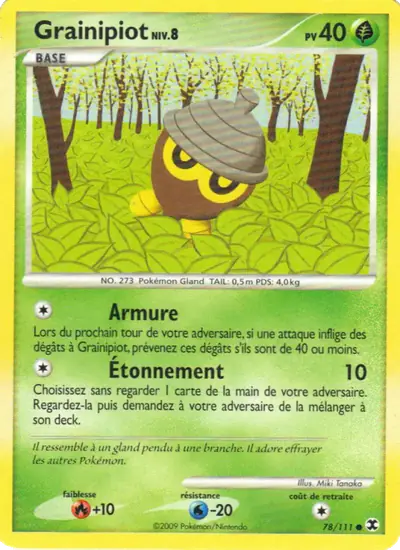 Image de la carte Pokemon Grainipiot Niv. 8 78/111