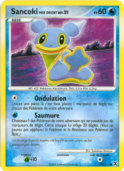 Image de la carte Pokemon Sancoki Mer Orient Niv. 21 79/111