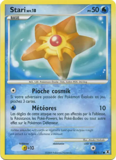 Image de la carte Pokemon Stari 83/111