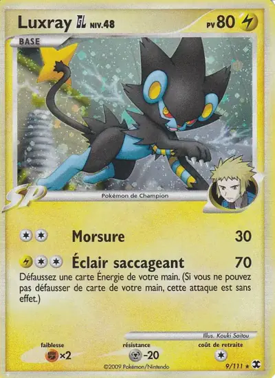 Image de la carte Pokemon Luxray Niv. 48 9/111
