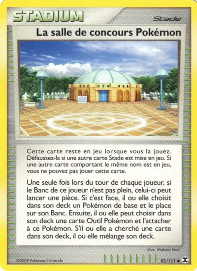 Image de la carte Pokemon La salle de concours Pokémon 93/111