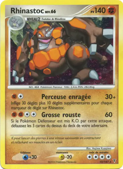 Image de la carte Pokemon Rhinastoc 10/147