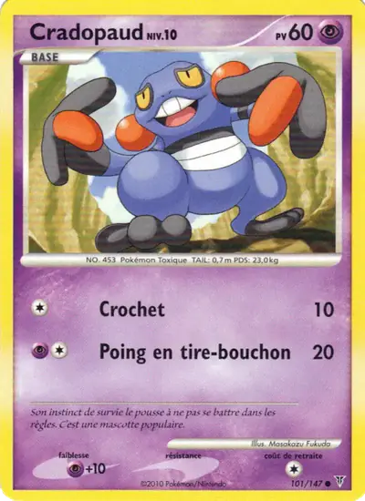 Image de la carte Pokemon Cradopaud 101/147