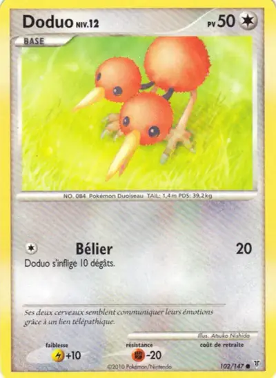 Image de la carte Pokemon Doduo 102/147