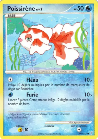 Image de la carte Pokemon Poissirène 107/147