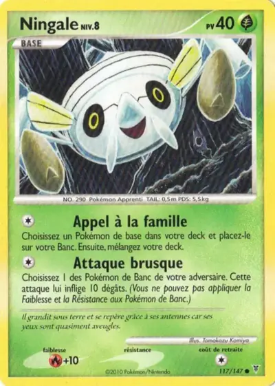 Image de la carte Pokemon Ningale 117/147