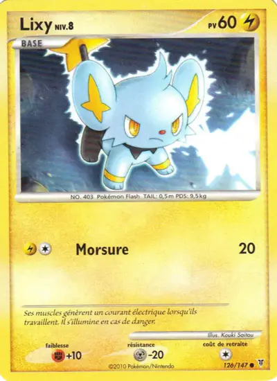 Image de la carte Pokemon Lixy 126/147