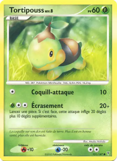 Image de la carte Pokemon Tortipouss 131/147