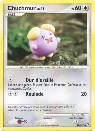 Image de la carte Pokemon Chuchmur 132/147