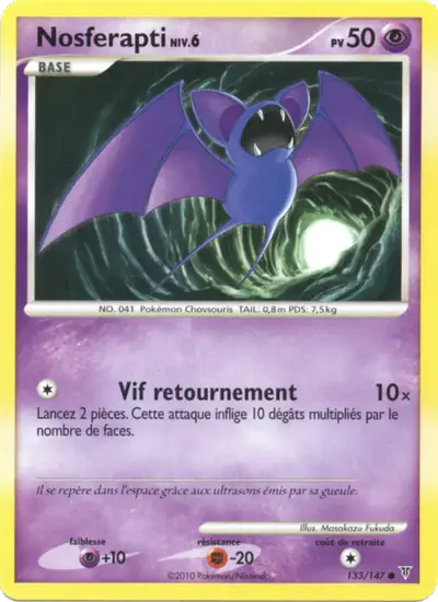 Image de la carte Pokemon Nosferapti 133/147