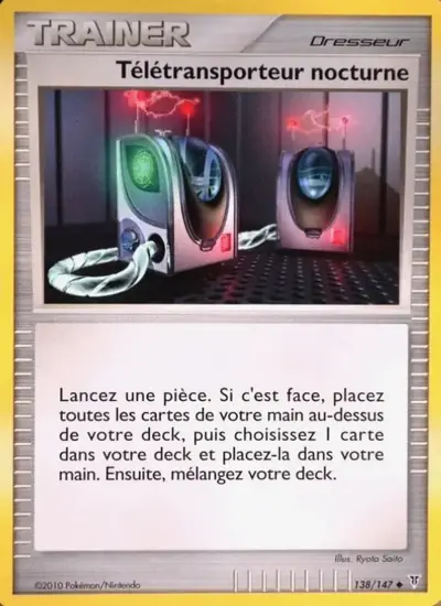 Image de la carte Pokemon Télétransporteur nocturne 138/147