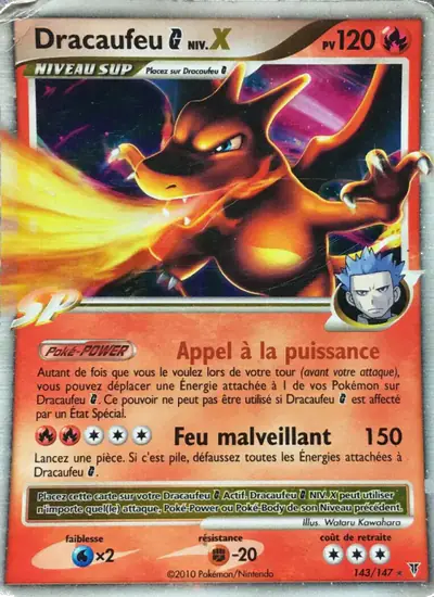 Image de la carte Pokemon Dracaufeu  143/147
