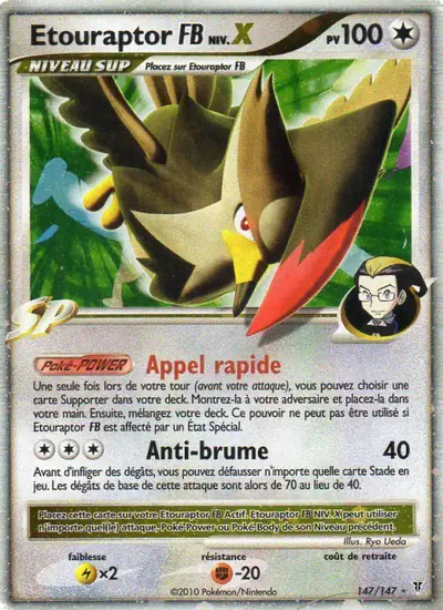 Image de la carte Pokemon Etouraptor  147/147