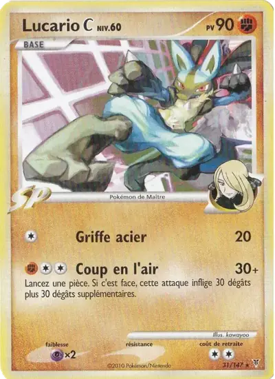 Image de la carte Pokemon Lucario  31/147