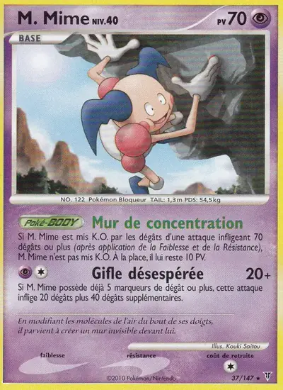 Image de la carte Pokemon M. Mime 37/147