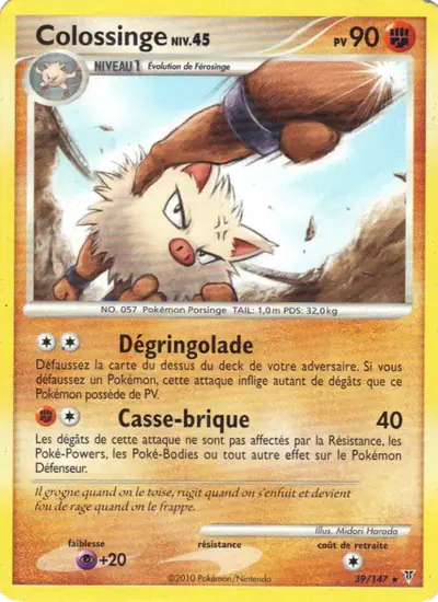 Image de la carte Pokemon Colossinge 39/147