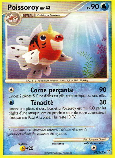 Image de la carte Pokemon Poissoroy 43/147