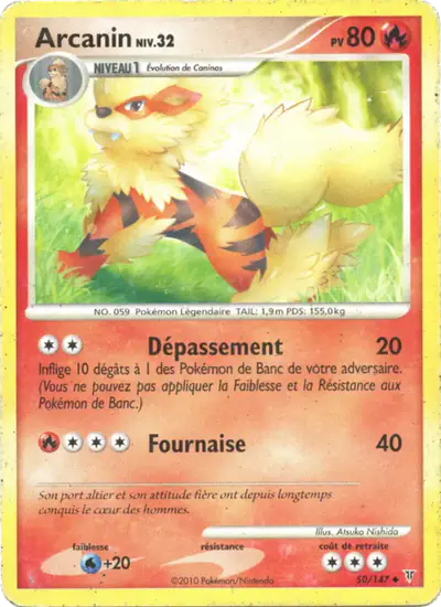 Image de la carte Pokemon Arcanin 50/147