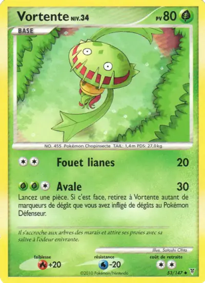 Image de la carte Pokemon Vortente 53/147