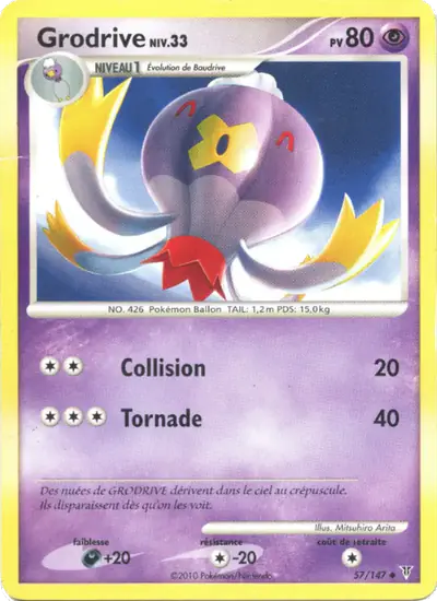 Image de la carte Pokemon Grodrive 57/147