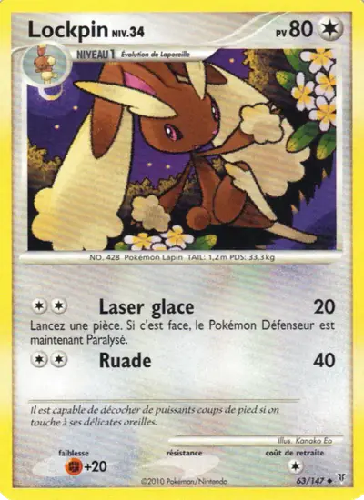 Image de la carte Pokemon Lockpin 63/147