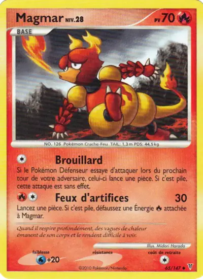 Image de la carte Pokemon Magmar 65/147
