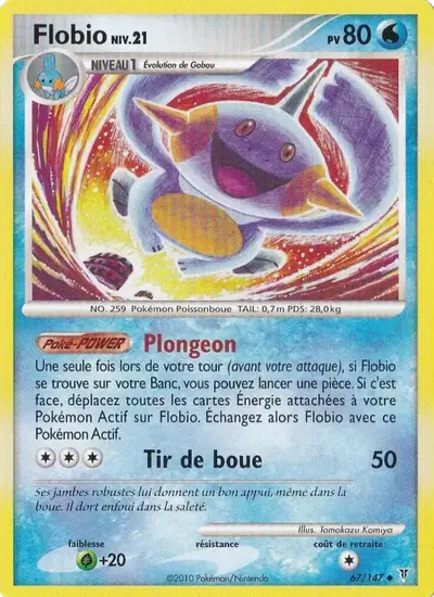 Image de la carte Pokemon Flobio 67/147