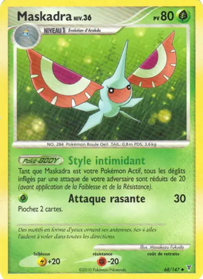 Image de la carte Pokemon Maskadra 68/147