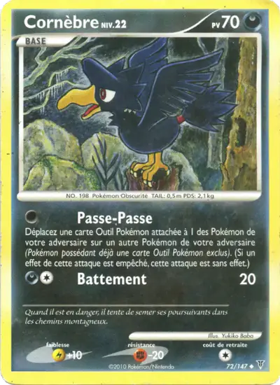Image de la carte Pokemon Cornèbre 72/147