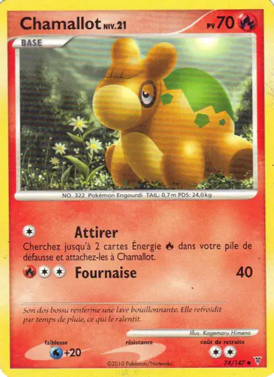 Image de la carte Pokemon Chamallot 74/147