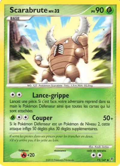 Image de la carte Pokemon Scarabrute 75/147