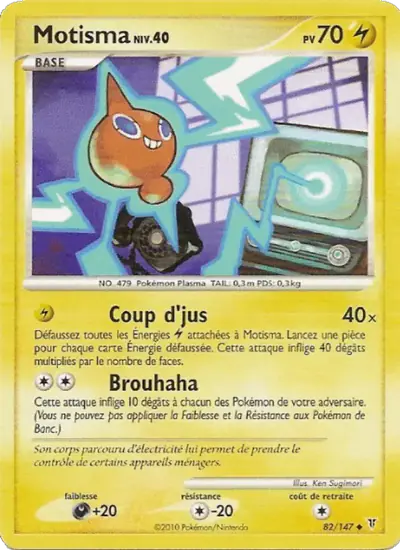 Image de la carte Pokemon Motisma 82/147