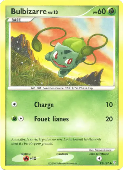 Image de la carte Pokemon Bulbizarre 93/147