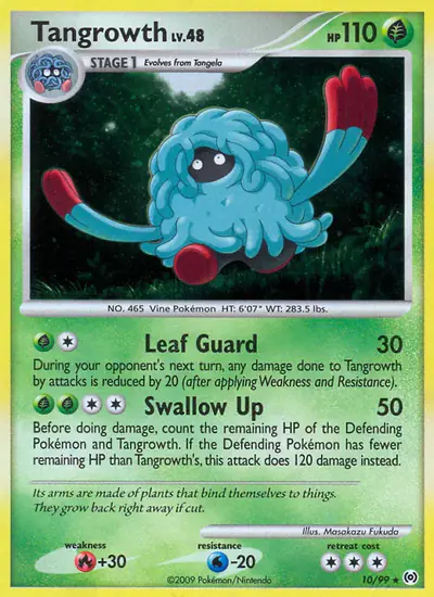 Image de la carte Pokemon Tangrowth 10/99