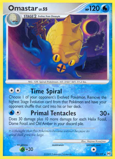 Image de la carte Pokemon Amonistar 23/99