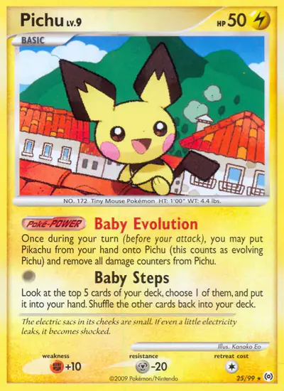 Image de la carte Pokemon Pichu 25/99