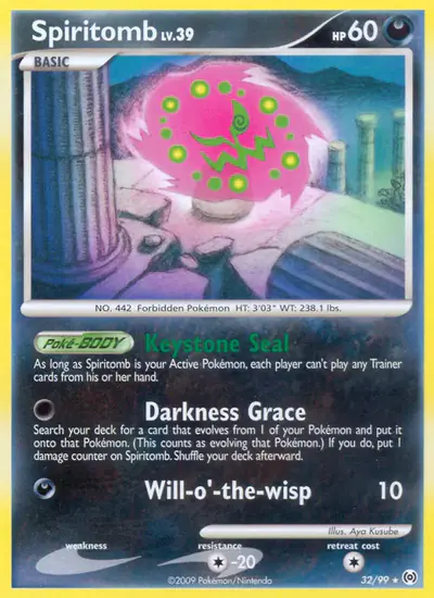Image de la carte Pokemon Spiritomb 32/99