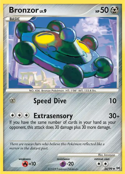 Carte Pokémon Bronzor 34/99 — Arceus