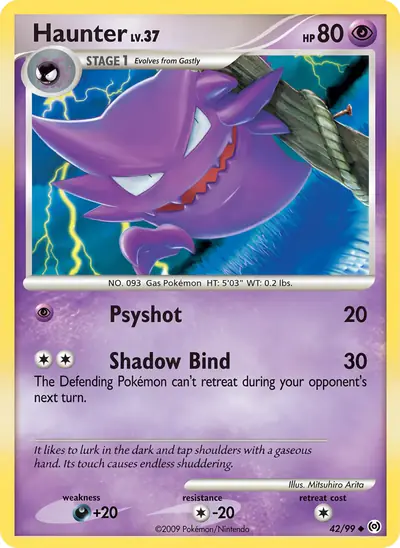 Carte Pokémon Haunter 42/99 — Arceus