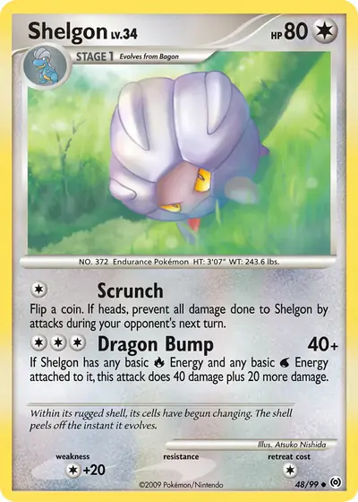 Carte Pokémon Shelgon 48/99 — Arceus