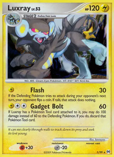 Image de la carte Pokemon Luxray 5/99