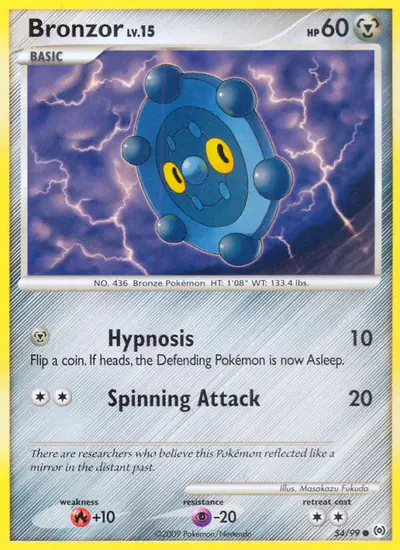 Image de la carte Pokemon Bronzor 54/99
