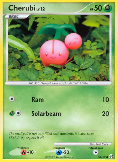 Image de la carte Pokemon Cherubi 60/99