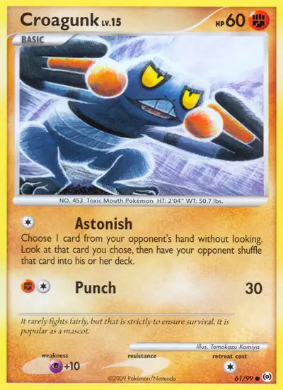 Image de la carte Pokemon Cradopaud 61/99