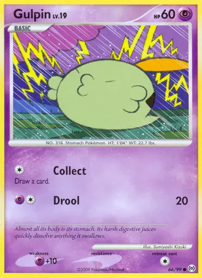 Image de la carte Pokemon Gulpin 66/99