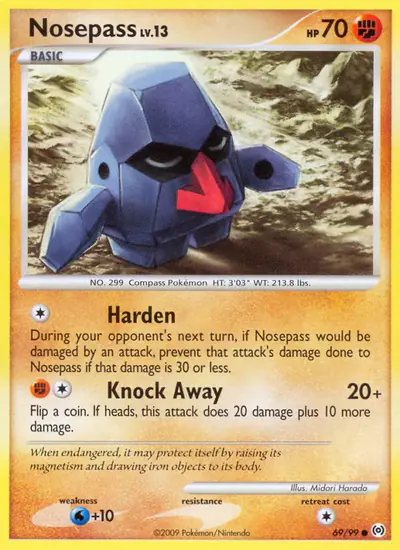 Image de la carte Pokemon Nosepass 69/99