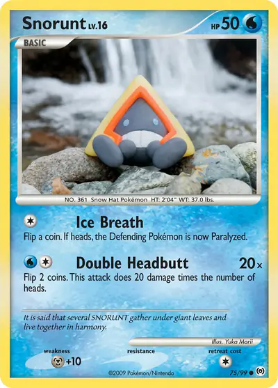Carte Pokémon Snorunt 75/99 — Arceus