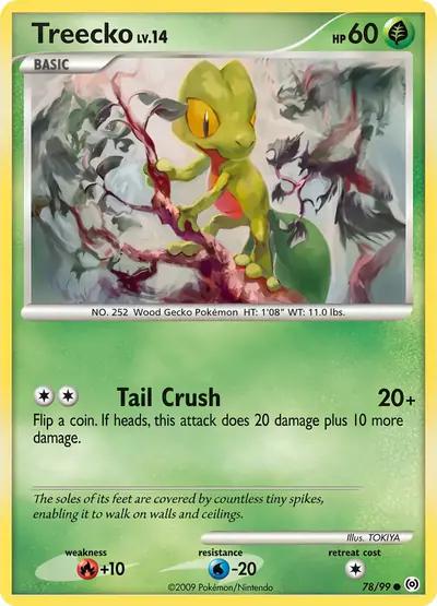 Carte Pokémon Treecko 78/99 — Arceus
