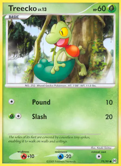 Image de la carte Pokemon Treecko 79/99