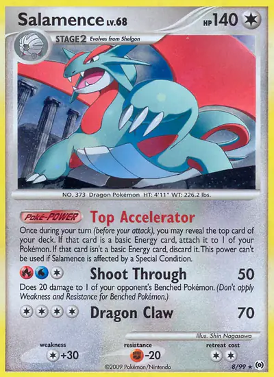 Image de la carte Pokemon Salamence 8/99